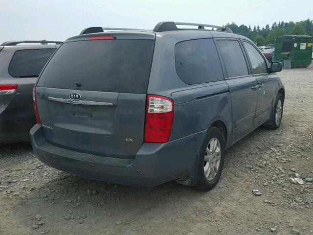 KNDMB233266022097 - 2006 KIA SEDONA EX GRAY photo 4