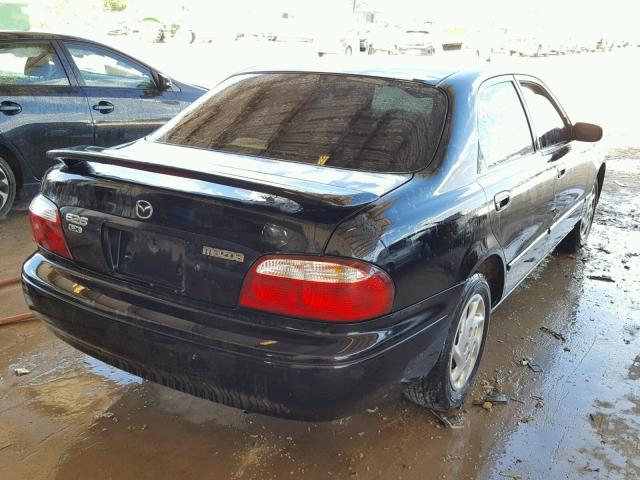 1YVGF22C115216308 - 2001 MAZDA 626 ES BLACK photo 4