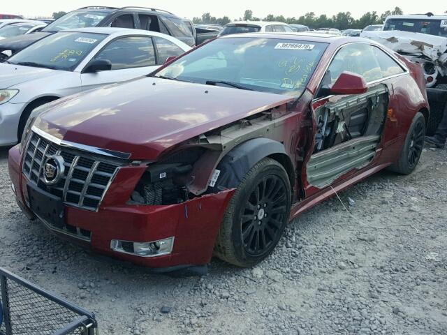 1G6DK1E32C0110978 - 2012 CADILLAC CTS PERFOR RED photo 2