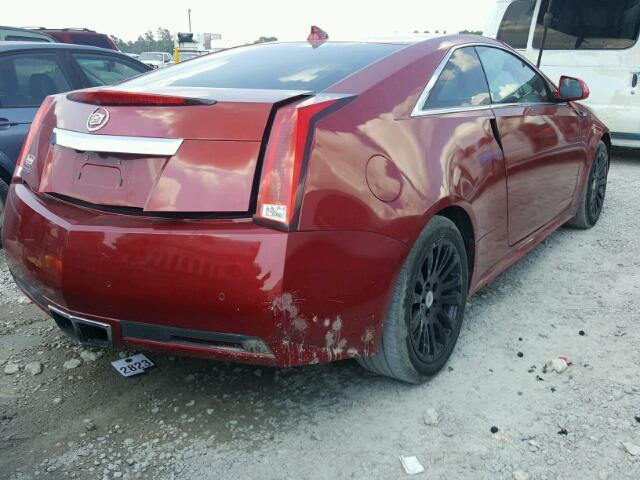 1G6DK1E32C0110978 - 2012 CADILLAC CTS PERFOR أحمر صورة 4