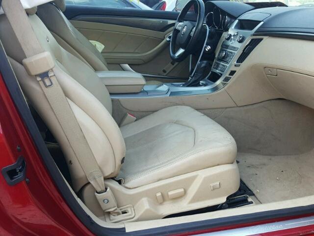 1G6DK1E32C0110978 - 2012 CADILLAC CTS PERFOR أحمر صورة 5