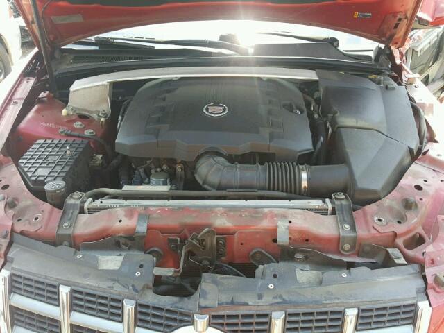 1G6DK1E32C0110978 - 2012 CADILLAC CTS PERFOR RED photo 7