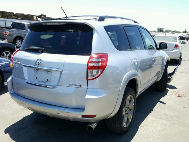 JTMWF4DV1B5042298 - 2011 TOYOTA RAV4 SPORT SILVER photo 4