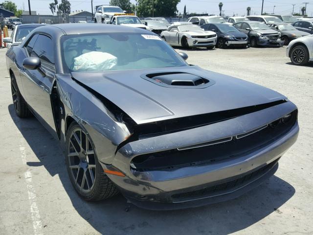 2C3CDZFJ9GH329859 - 2016 DODGE CHALLENGER GRAY photo 1
