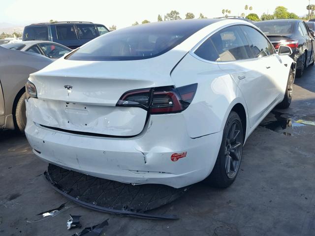 5YJ3E1EA0JF007541 - 2018 TESLA MODEL 3 თეთრი ფოტო 4