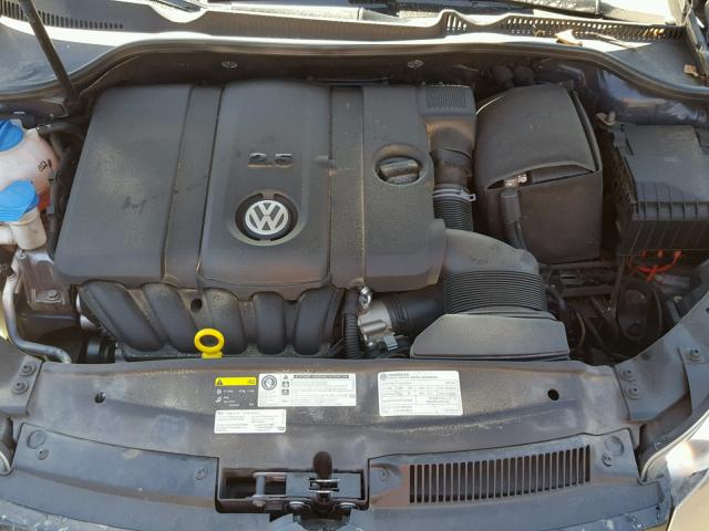 WVWDB7AJ4EW004066 - 2014 VOLKSWAGEN GOLF BLUE photo 7