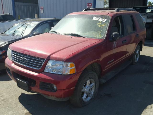 1FMZU73E75UB71366 - 2005 FORD EXPLORER X RED photo 2