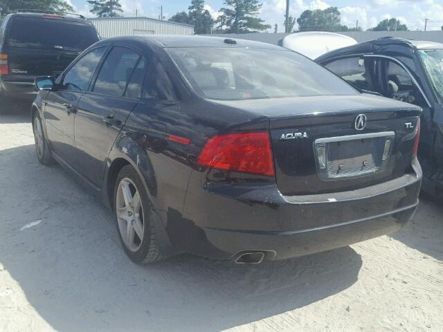 19UUA66294A004107 - 2004 ACURA TL BLACK photo 3