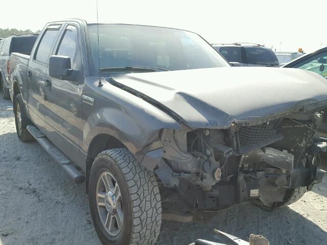 1FTPW12555KE20599 - 2005 FORD F150 SUPER GRAY photo 1