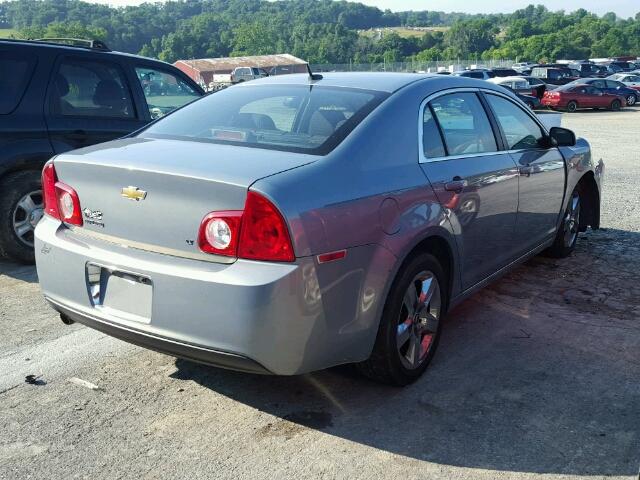 1G1ZH57B584267832 - 2008 CHEVROLET MALIBU 1LT BLUE photo 4