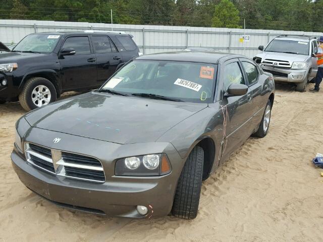 2B3CA3CV4AH187955 - 2010 DODGE CHARGER SX SILVER photo 2