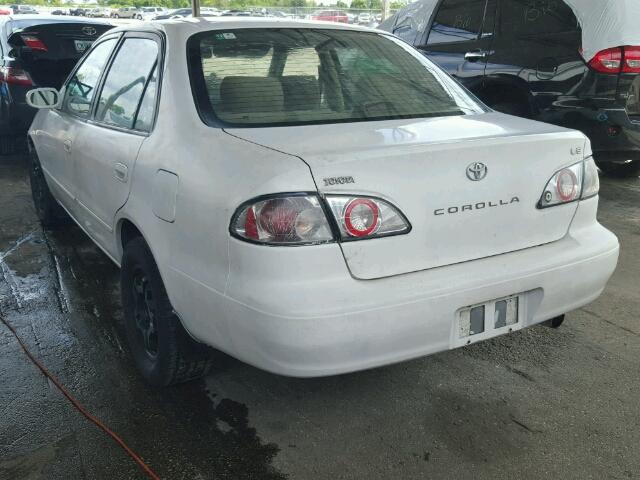 2T1BR18E6WC080083 - 1998 TOYOTA COROLLA VE WHITE photo 3