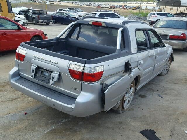 4S4BT61C737107999 - 2003 SUBARU BAJA GRAY photo 4