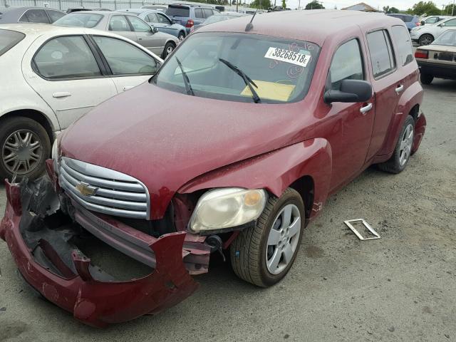 3GNDA13D07S548710 - 2007 CHEVROLET HHR LS RED photo 2