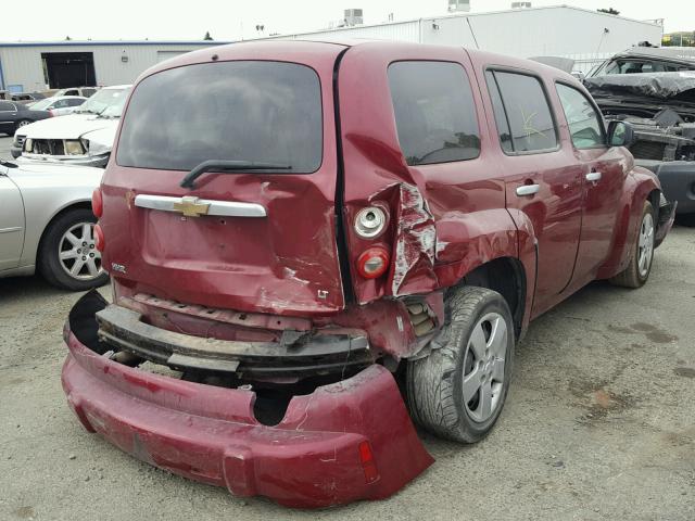 3GNDA13D07S548710 - 2007 CHEVROLET HHR LS RED photo 4