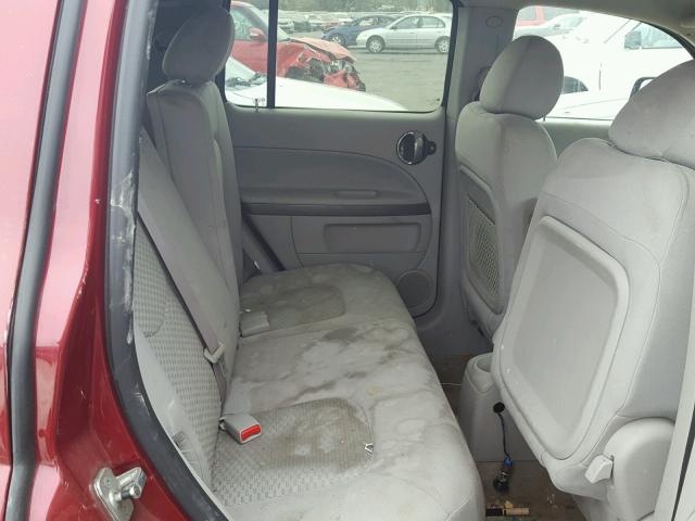 3GNDA13D07S548710 - 2007 CHEVROLET HHR LS RED photo 6