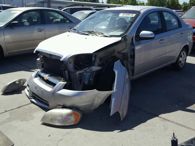 KL1TD56687B090112 - 2007 CHEVROLET AVEO BASE Күміс фото 2