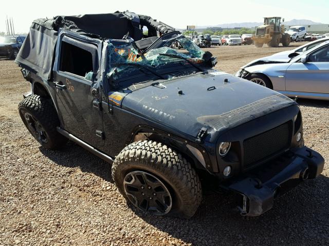 1C4AJWAG4HL576135 - 2017 JEEP WRANGLER S 黑色 照片 1