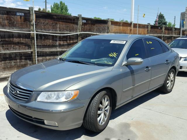 KMHFC46F47A154182 - 2007 HYUNDAI AZERA SE GREEN photo 2