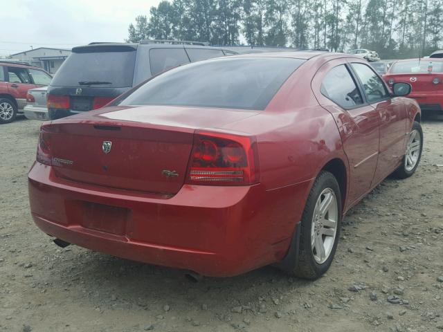 2B3KA53HX6H412632 - 2006 DODGE CHARGER R/ MAROON photo 4