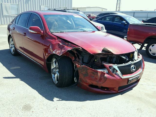 JTHBE1KS0A0048936 - 2010 LEXUS GS 350 RED photo 1