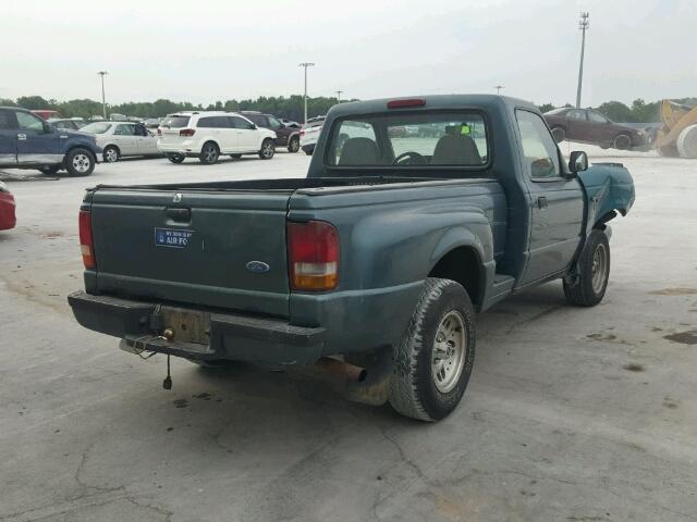 1FTCR10A5TPB32717 - 1996 FORD RANGER GREEN photo 4