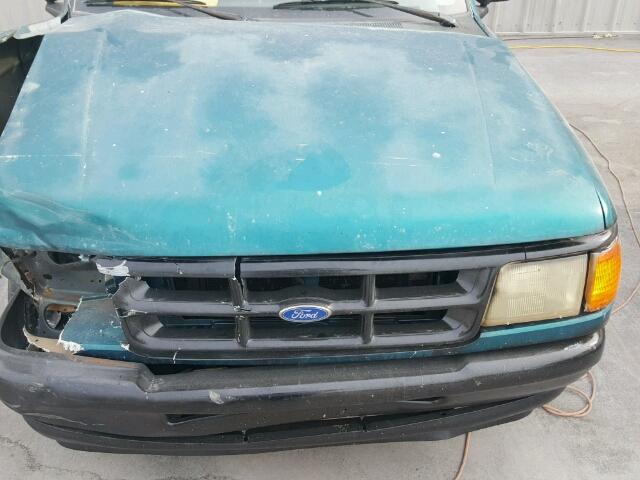 1FTCR10A5TPB32717 - 1996 FORD RANGER GREEN photo 7