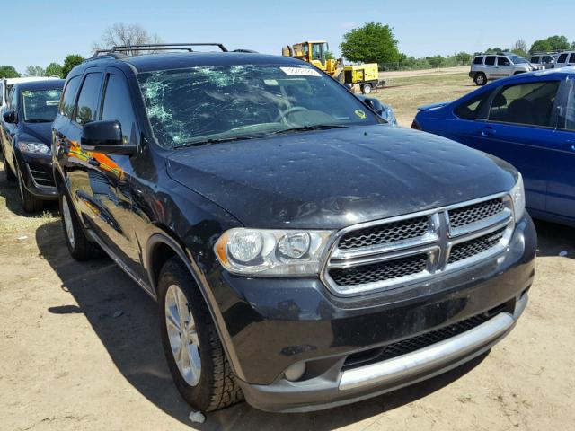 1C4RDJDG9CC117989 - 2012 DODGE DURANGO CR BLACK photo 1