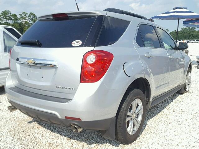 2GNFLDE34D6103518 - 2013 CHEVROLET EQUINOX SILVER photo 4