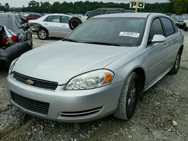 2G1WT57K391206378 - 2009 CHEVROLET IMPALA 1LT SILVER photo 2