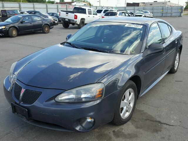 2G2WP552581190363 - 2008 PONTIAC GRAND PRIX CHARCOAL photo 2