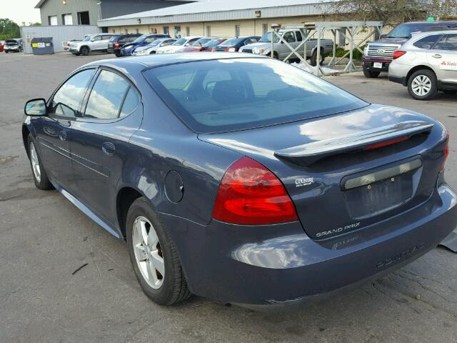 2G2WP552581190363 - 2008 PONTIAC GRAND PRIX CHARCOAL photo 3