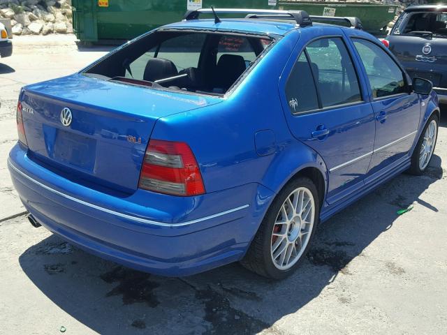 3VWSE69M35M050444 - 2005 VOLKSWAGEN JETTA GLI BLUE photo 4