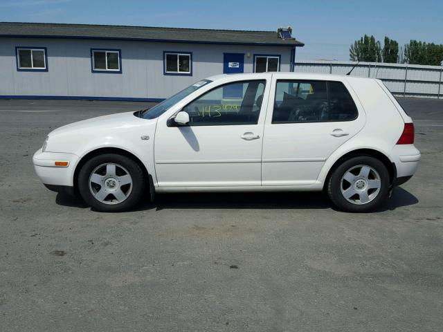 9BWGP21J114001302 - 2001 VOLKSWAGEN GOLF GLS T WHITE photo 9