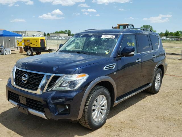 JN8AY2NC3H9503805 - 2017 NISSAN ARMADA SV BLUE photo 2