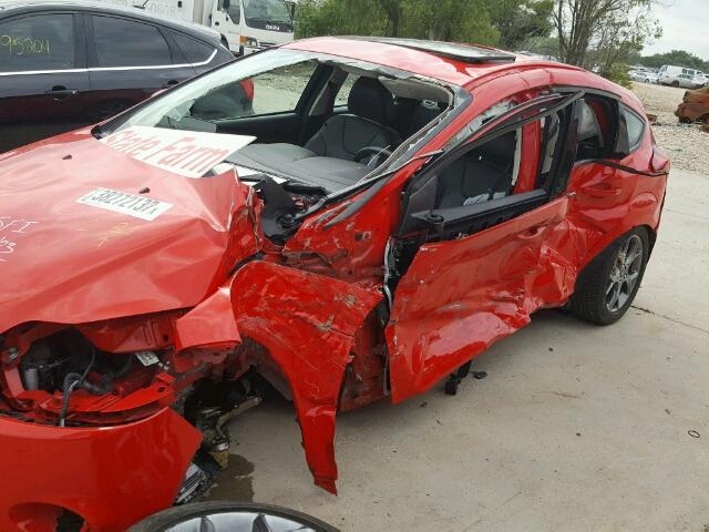 1FADP3K20DL248384 - 2013 FORD FOCUS SE RED photo 9