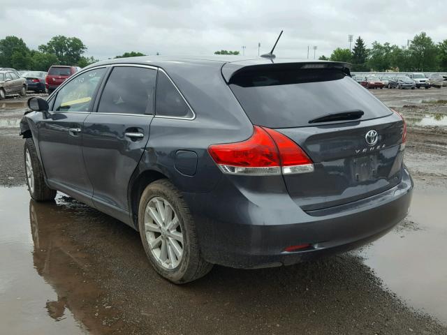 4T3ZA3BB5BU048063 - 2011 TOYOTA VENZA BASE GRAY photo 3