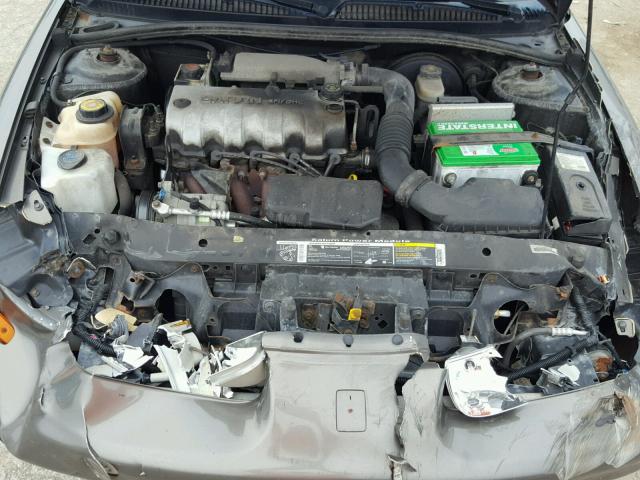 1G8ZH5288YZ255464 - 2000 SATURN SL1 GRAY photo 7