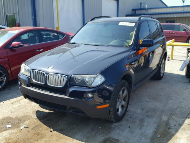 WBXPC93497WF24642 - 2007 BMW X3 3.0SI BLACK photo 2