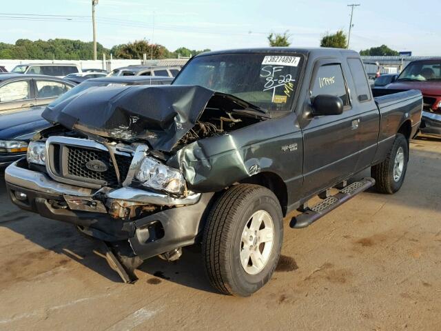 1FTZR15E14TA10435 - 2004 FORD RANGER GREEN photo 2