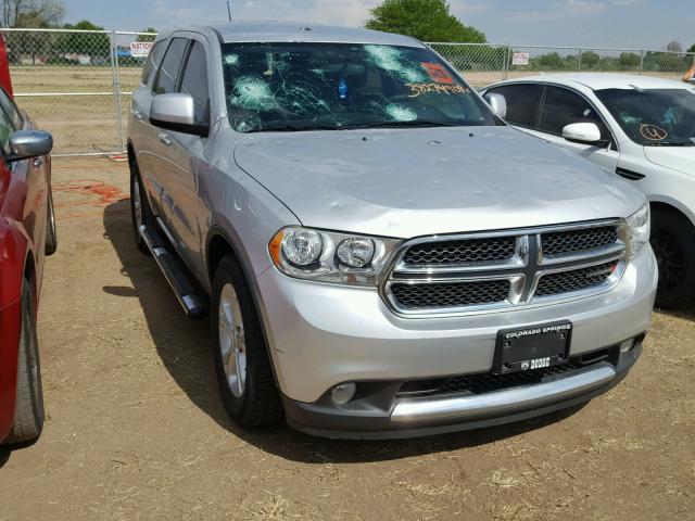 1D4RE2GG0BC628295 - 2011 DODGE DURANGO EX SILVER photo 1