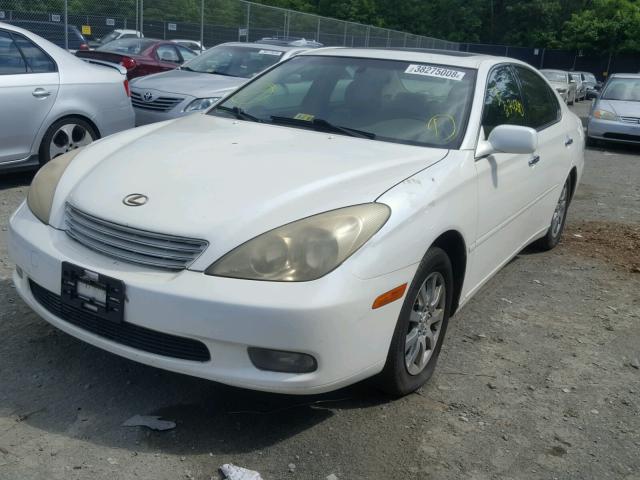 JTHBF30G936001542 - 2003 LEXUS ES 300 WHITE photo 2