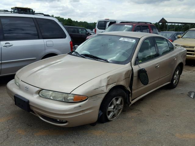 1G3NL52F13C218074 - 2003 OLDSMOBILE ALERO GL BEIGE photo 2