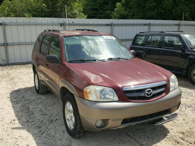 4F2CZ06163KM35049 - 2003 MAZDA TRIBUTE ES MAROON photo 1