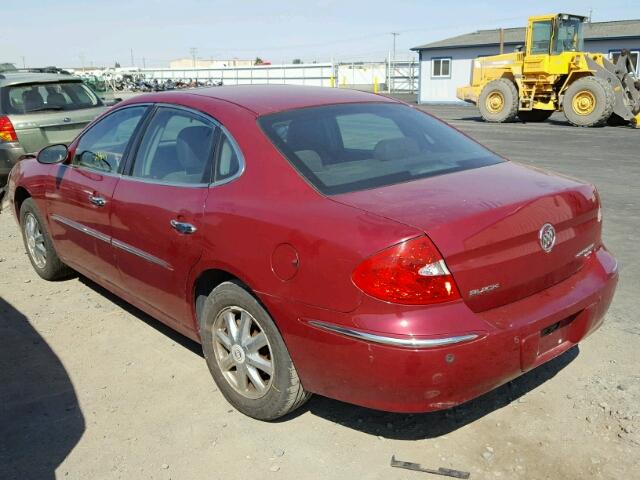 2G4WD532X51325402 - 2005 BUICK LACROSSE C MAROON photo 3