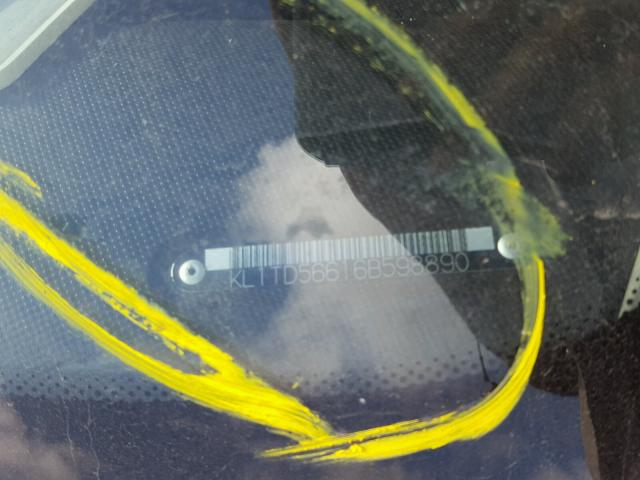 KL1TD56686B636695 - 2006 CHEVROLET AVEO BASE Qırmızı foto 10