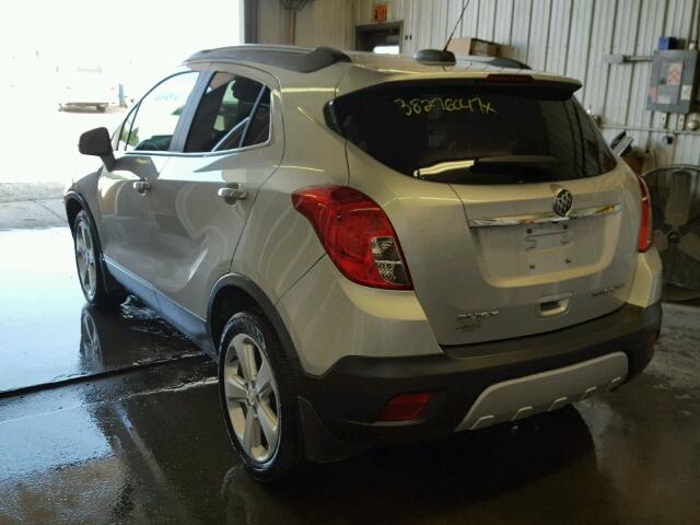 KL4CJCSBXFB075788 - 2015 BUICK ENCORE SILVER photo 3