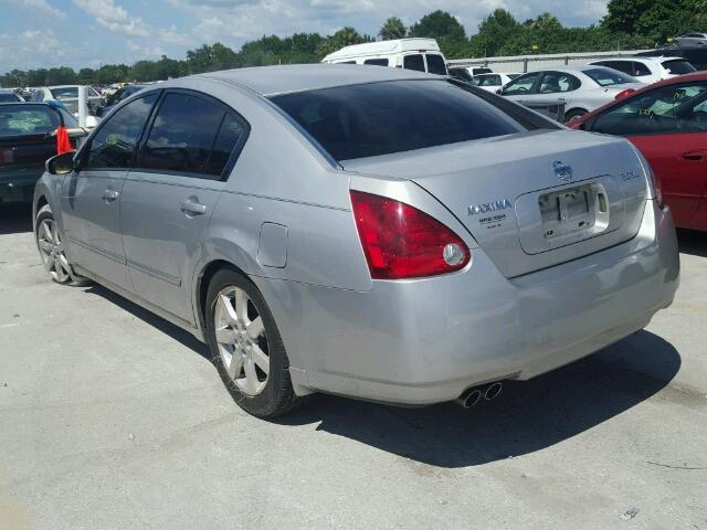 1N4BA41E36C837894 - 2006 NISSAN MAXIMA SE SILVER photo 3