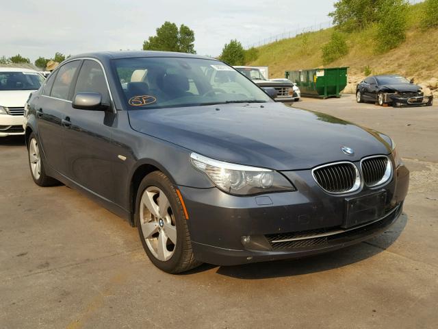 WBANV13548CZ52365 - 2008 BMW 528 XI GRAY photo 1