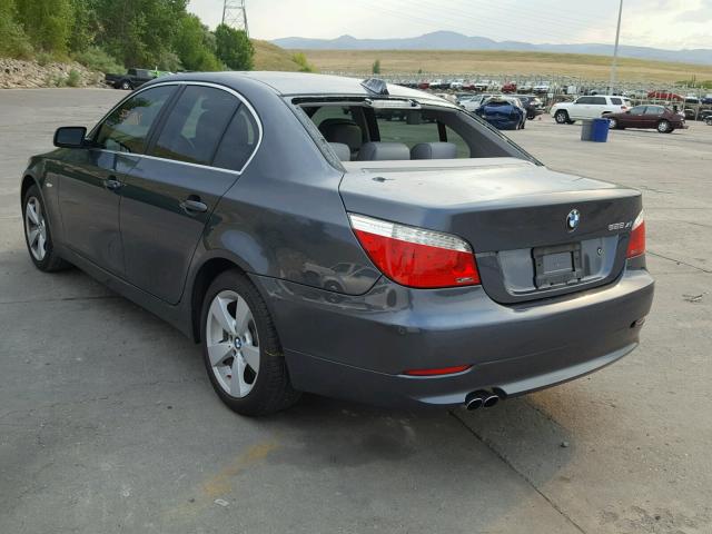 WBANV13548CZ52365 - 2008 BMW 528 XI GRAY photo 3